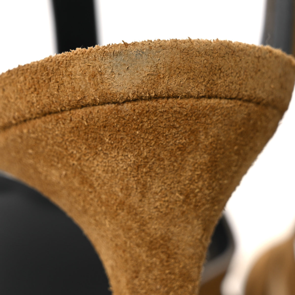 Suede Bianca 105 Platform Sandals 39 Tan
