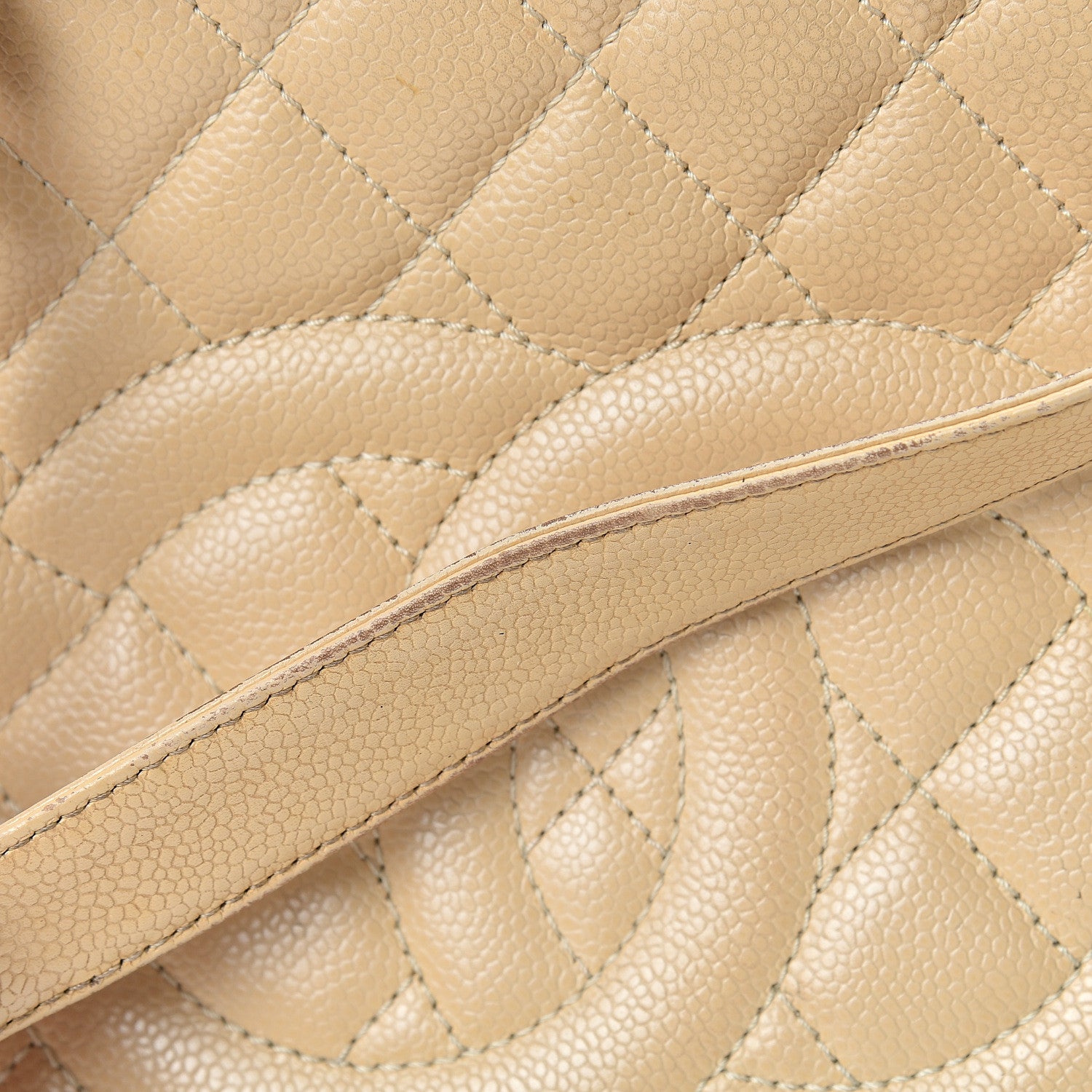 Chanel Caviar Quilted Grand Shopping Tote GST Beige 27 of 27