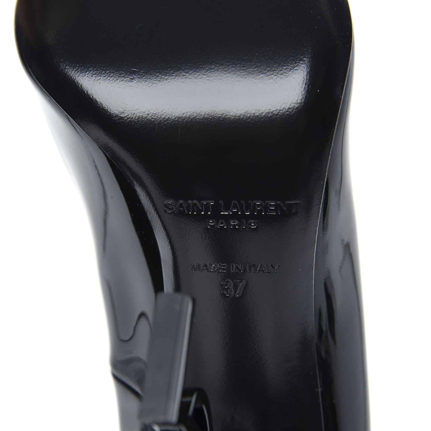 Saint Laurent Patent Opyum 110 Pumps 37 Black 6 of 7