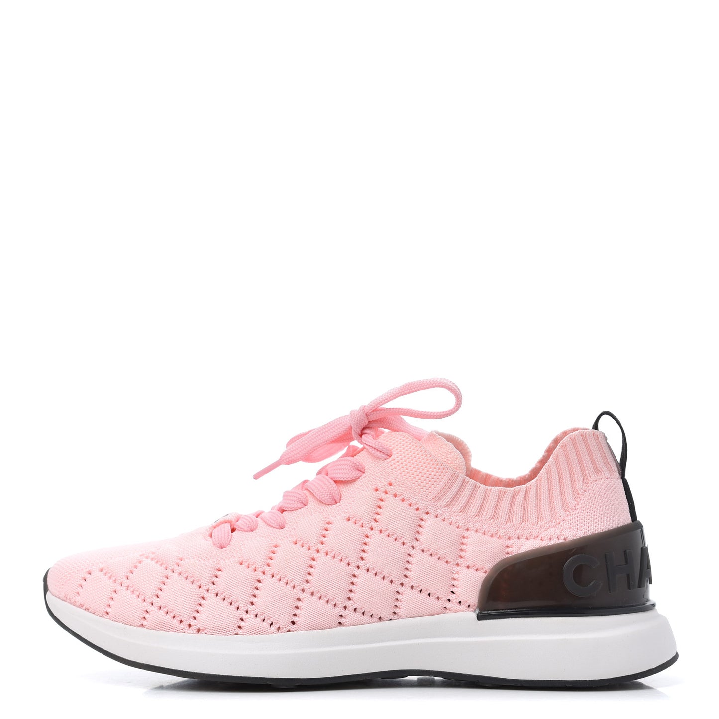 Mixed Fibers Quilted Womens CC Sneakers 40.5 Pink