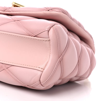 Louis Vuitton Lambskin Malletage Top Handle GO-14 MM Rosabella 9 of 9