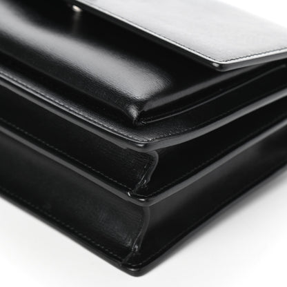 Saint Laurent Calfskin Medium Monogram Sunset Black 9 of 9