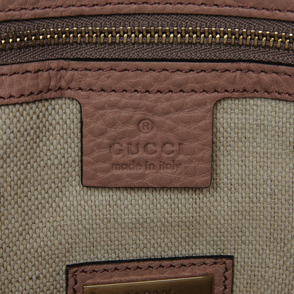 Gucci Pebbled Calfskin Medium Soho Shoulder Bag Camelia 6 of 8