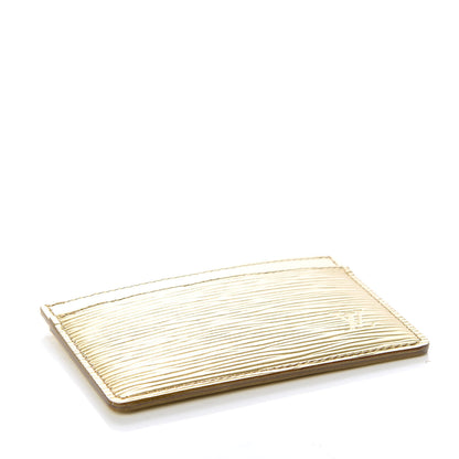 Louis Vuitton Epi Card Holder Gold 4 of 6