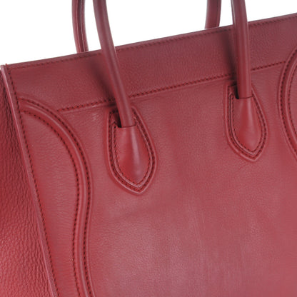 Celine Supple Calfskin Medium Phantom Luggage Red 11 of 11