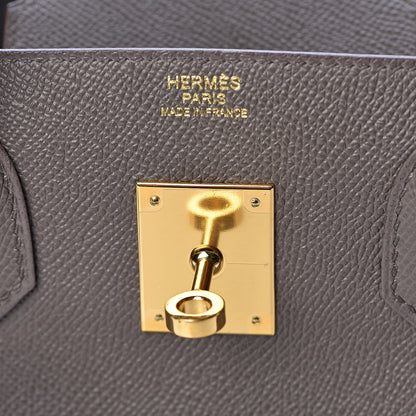 Hermes Epsom Birkin 30 Etain 17 of 30