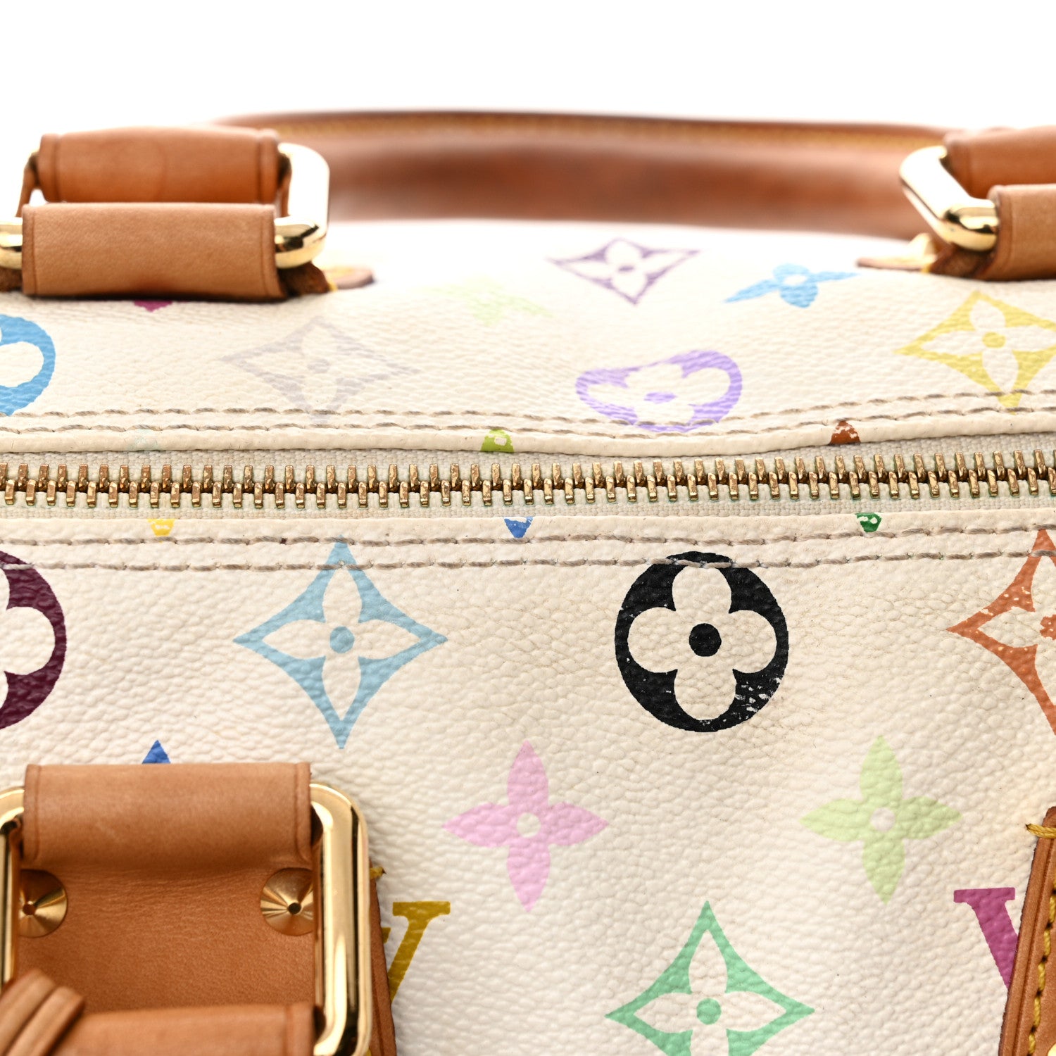 Louis Vuitton Monogram Multicolor Speedy 30 White 11 of 16