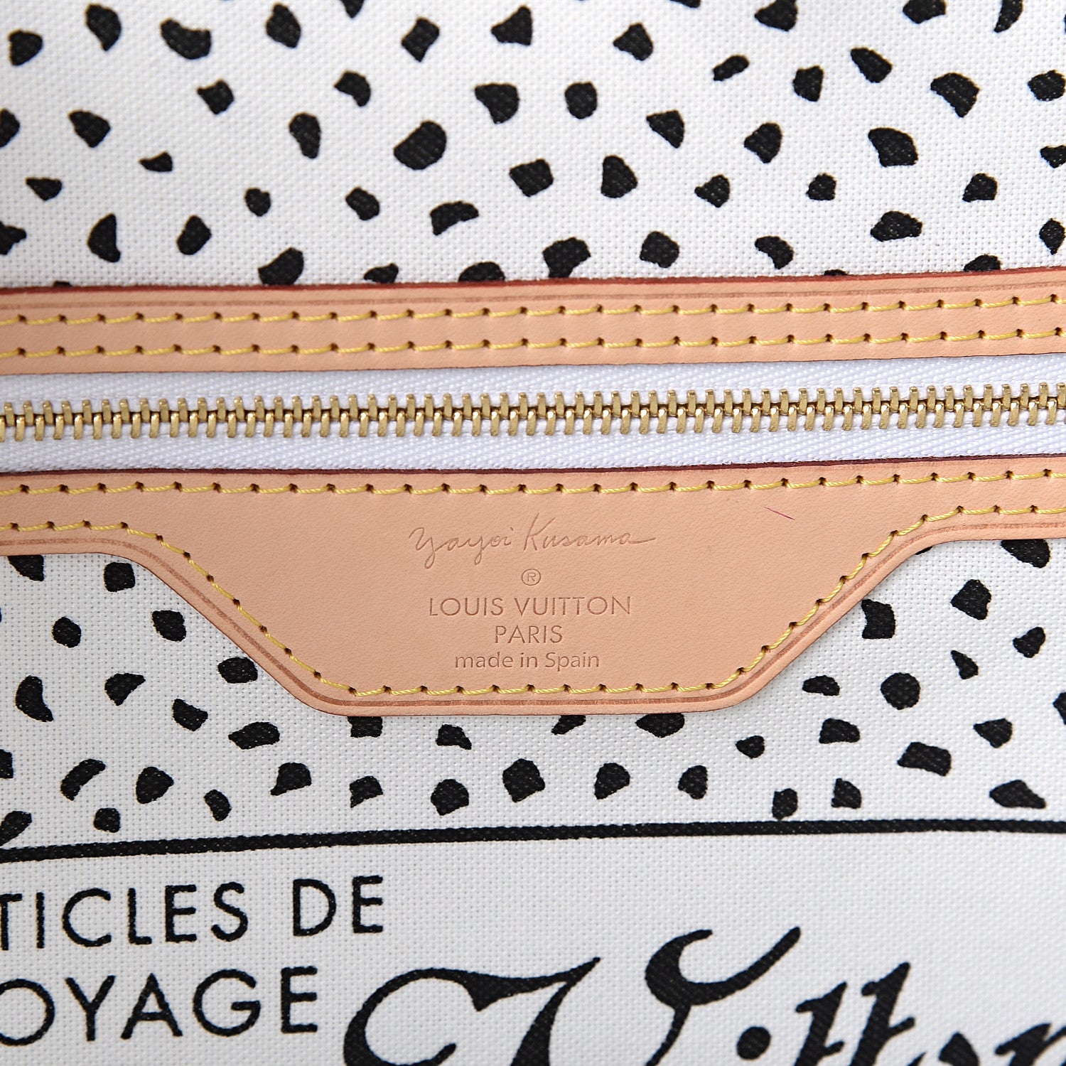 Louis Vuitton Monogram Kusama Waves Neverfull MM White 5 of 8