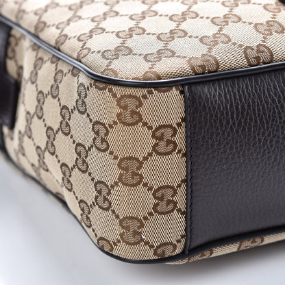 Gucci Monogram Briefcase Dark Brown 5 of 10