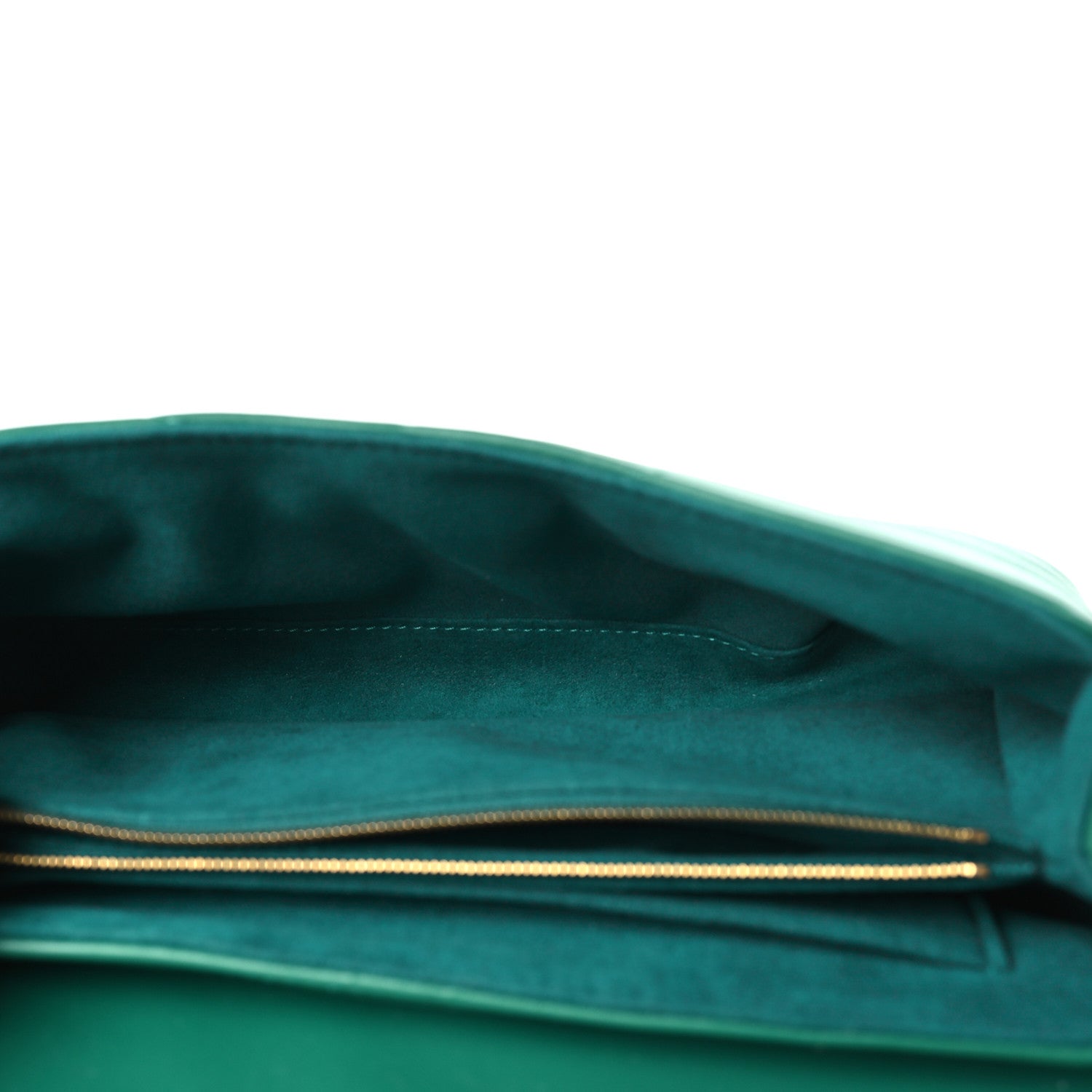 Louis Vuitton Calfskin New Wave Chain Bag MM NM Emerald 5 of 9