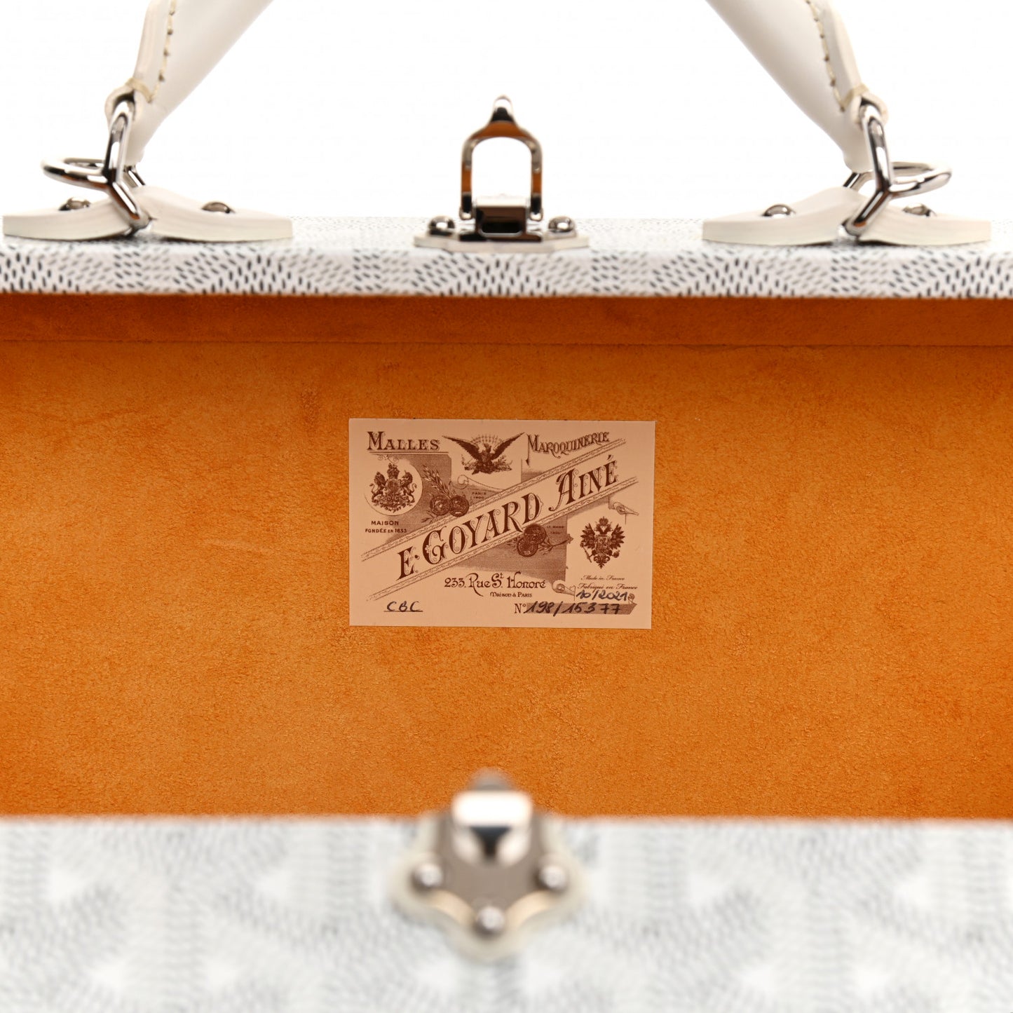 Goyardine Grand Hotel Trunk White