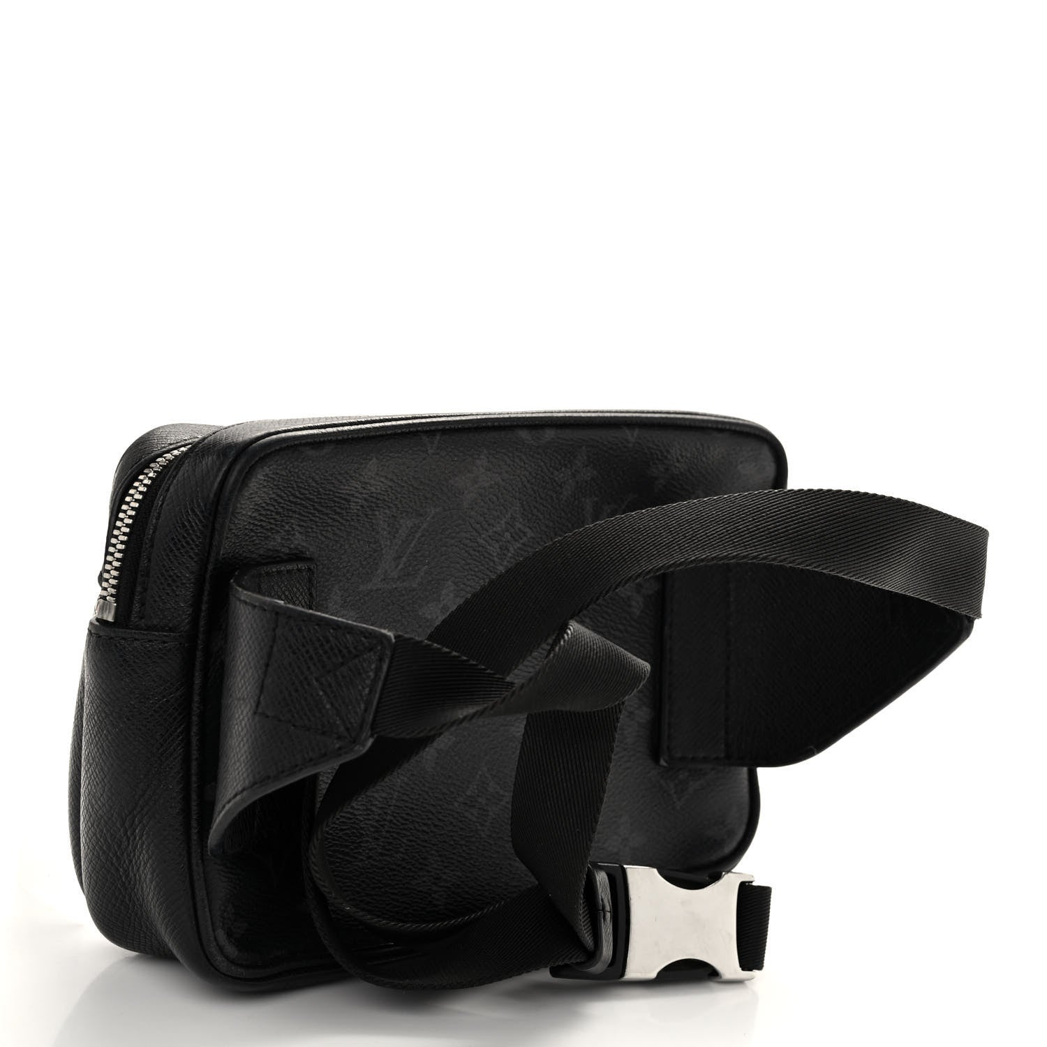 Louis Vuitton Taiga Monogram Eclipse Outdoor Bum Bag Black 3 of 9