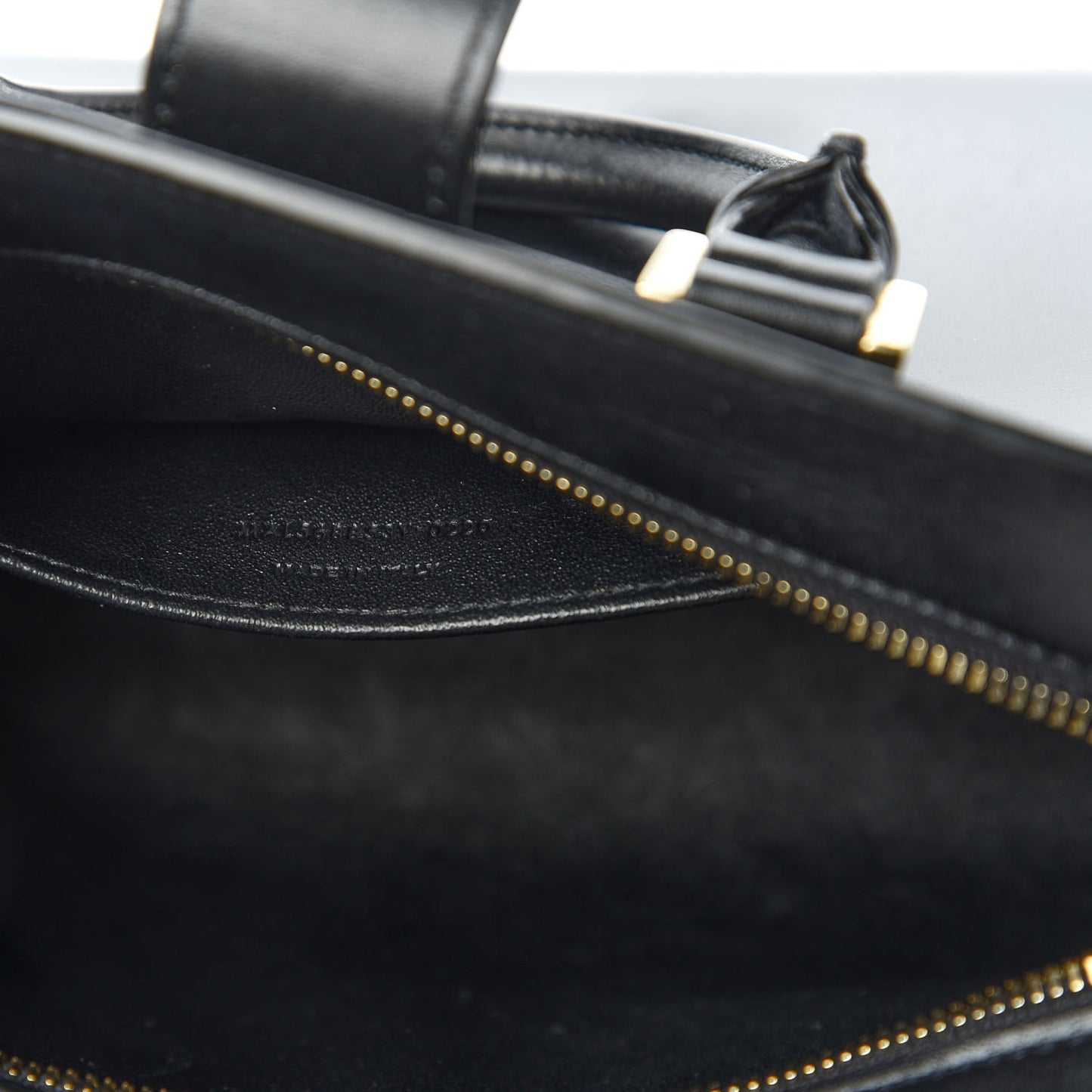 Calfskin Monogram Baby Cabas Black