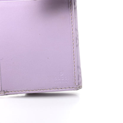 Gucci Guccissima Metal Bar Continental Wallet Lavender 7 of 12