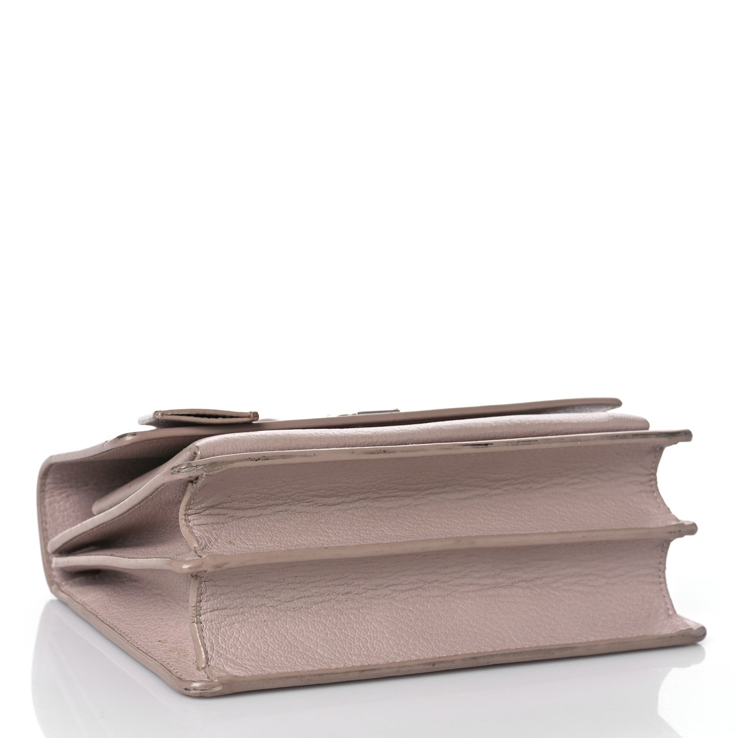 Grained Calfskin Medium Monogram Marble Pink