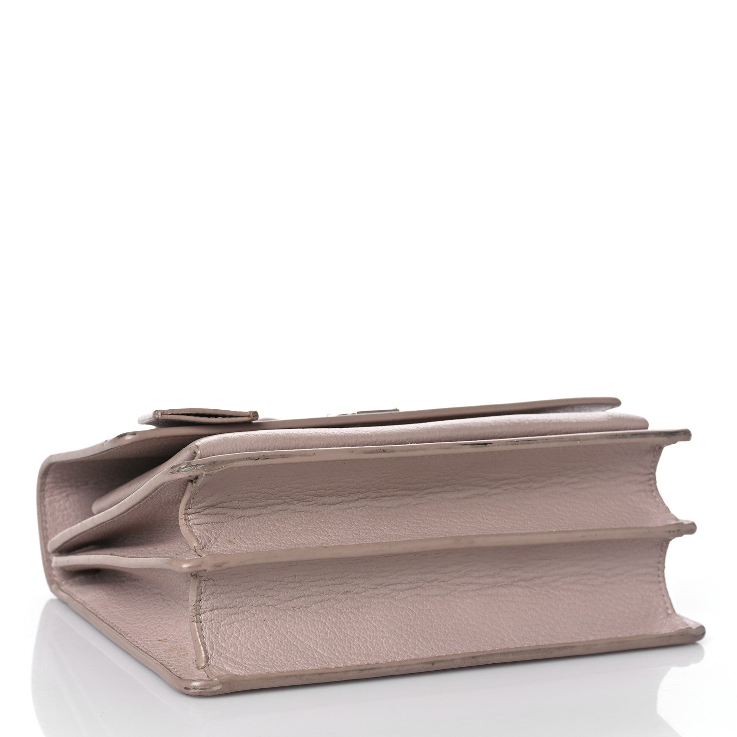 Saint Laurent Grained Calfskin Medium Monogram Marble Pink 3 of 23