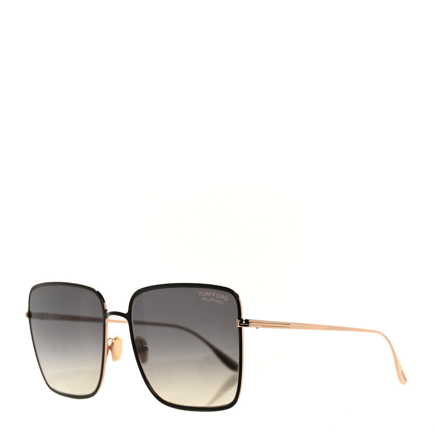 Tom Ford Acetate Polarized Heather Sunglasses TF739 Black 1 of 7