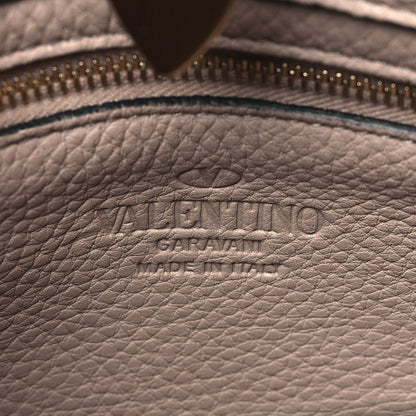 Valentino Garavani Pebbled Calfskin Mini Rockstud Flip-Lock Messenger Bag Poudre 6 of 10