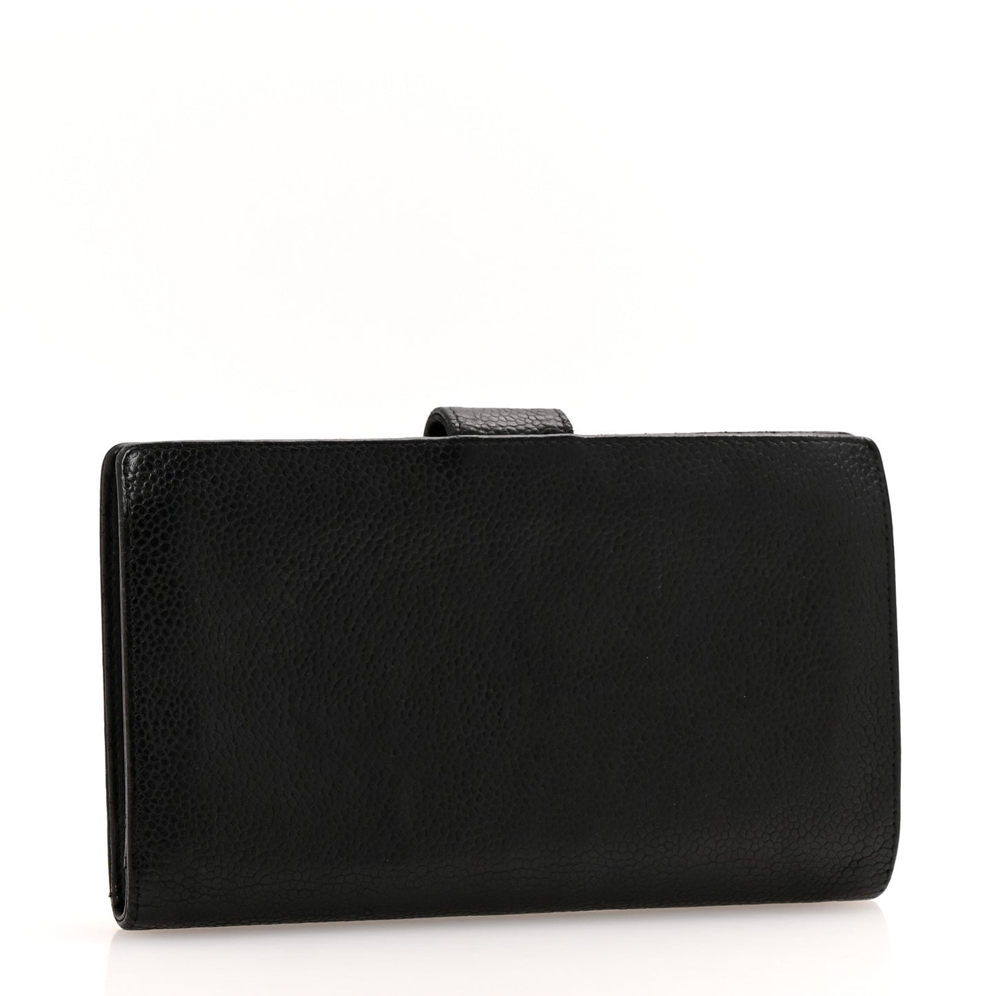 Caviar Timeless CC French Wallet Black