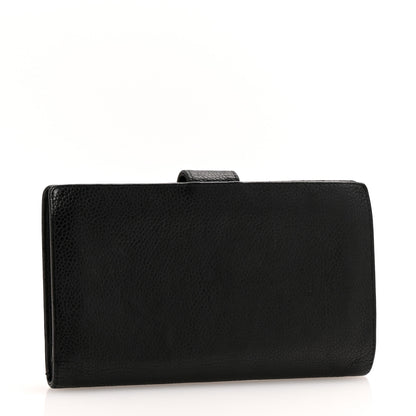 Chanel Caviar Timeless CC French Wallet Black 3 of 11
