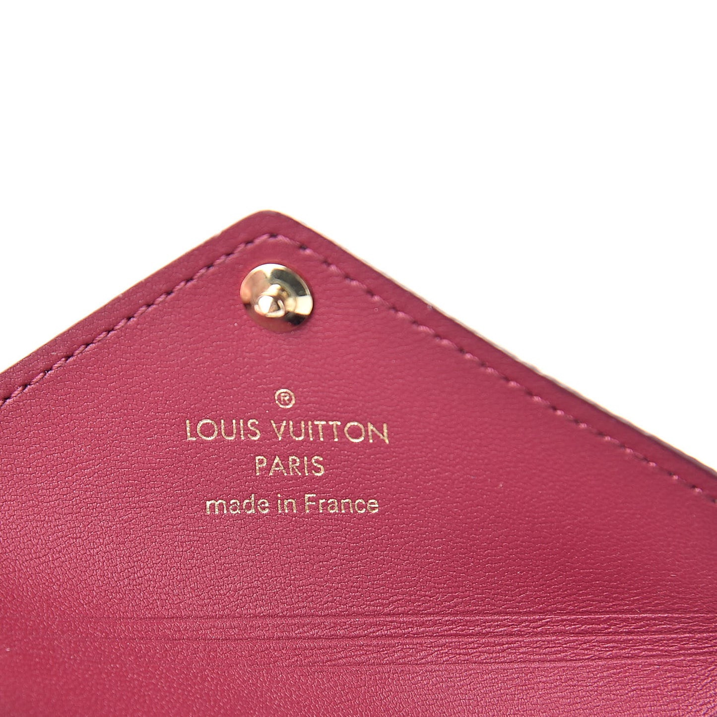 Monogram Small Kirigami Pochette Insert Fuchsia