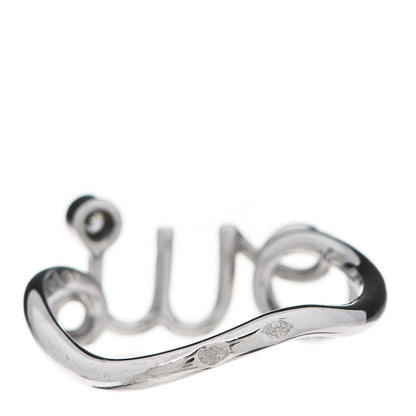 Christian Dior 18K White Gold Diamond Oui Ring 49 4.75 3 of 5