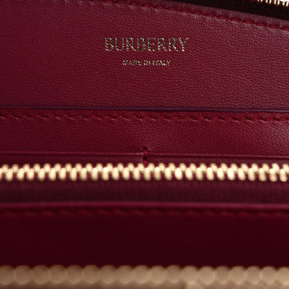 Burberry Calfskin Shield Zip Pouch Wallet Ripple 6 of 9