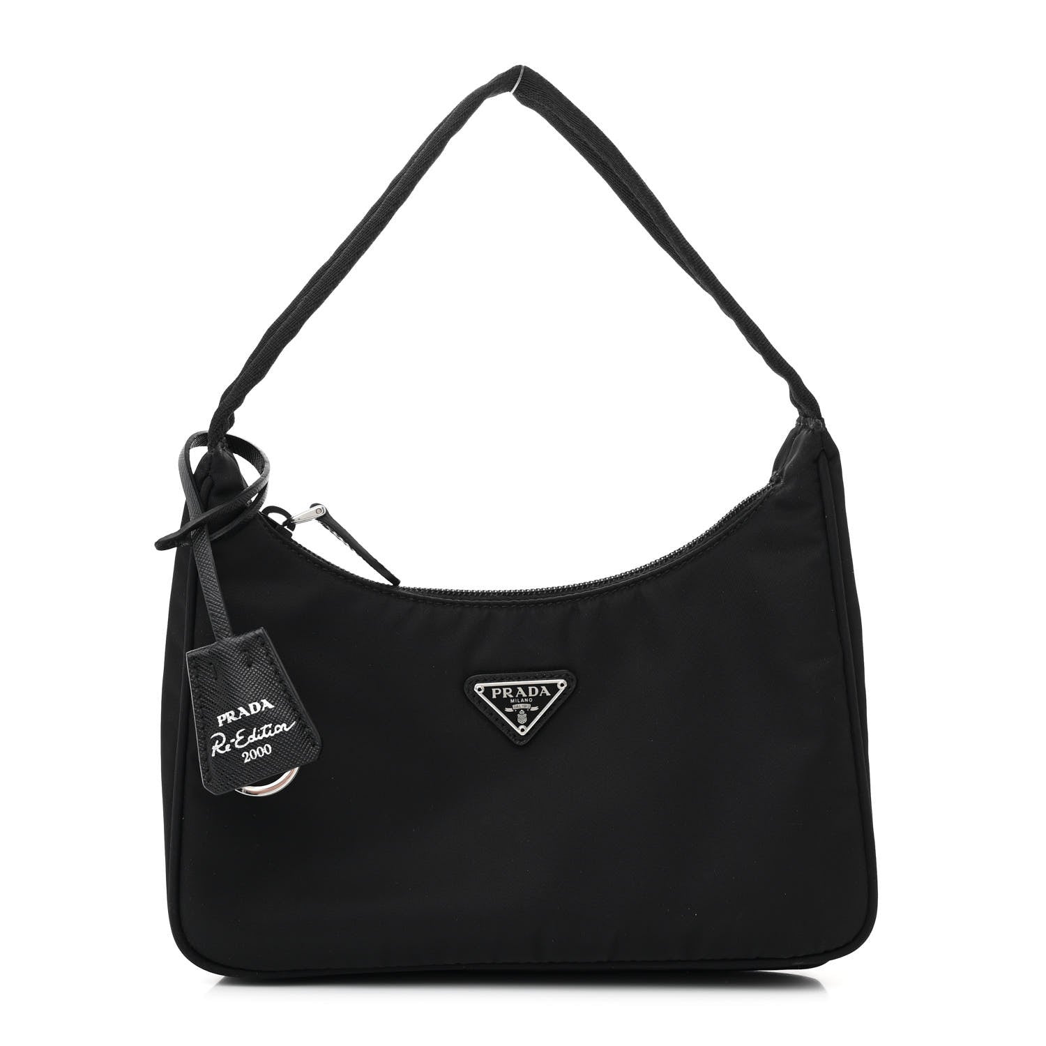 Prada Tessuto Nylon Mini Re-Edition 2000 Bag Black 1 of 13