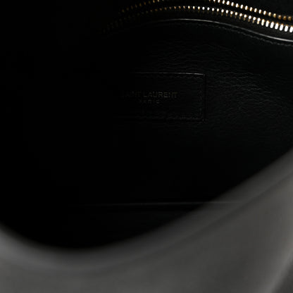Saint Laurent Smooth Calfskin Small Le 5 A 7 Soft Hobo Black 6 of 10