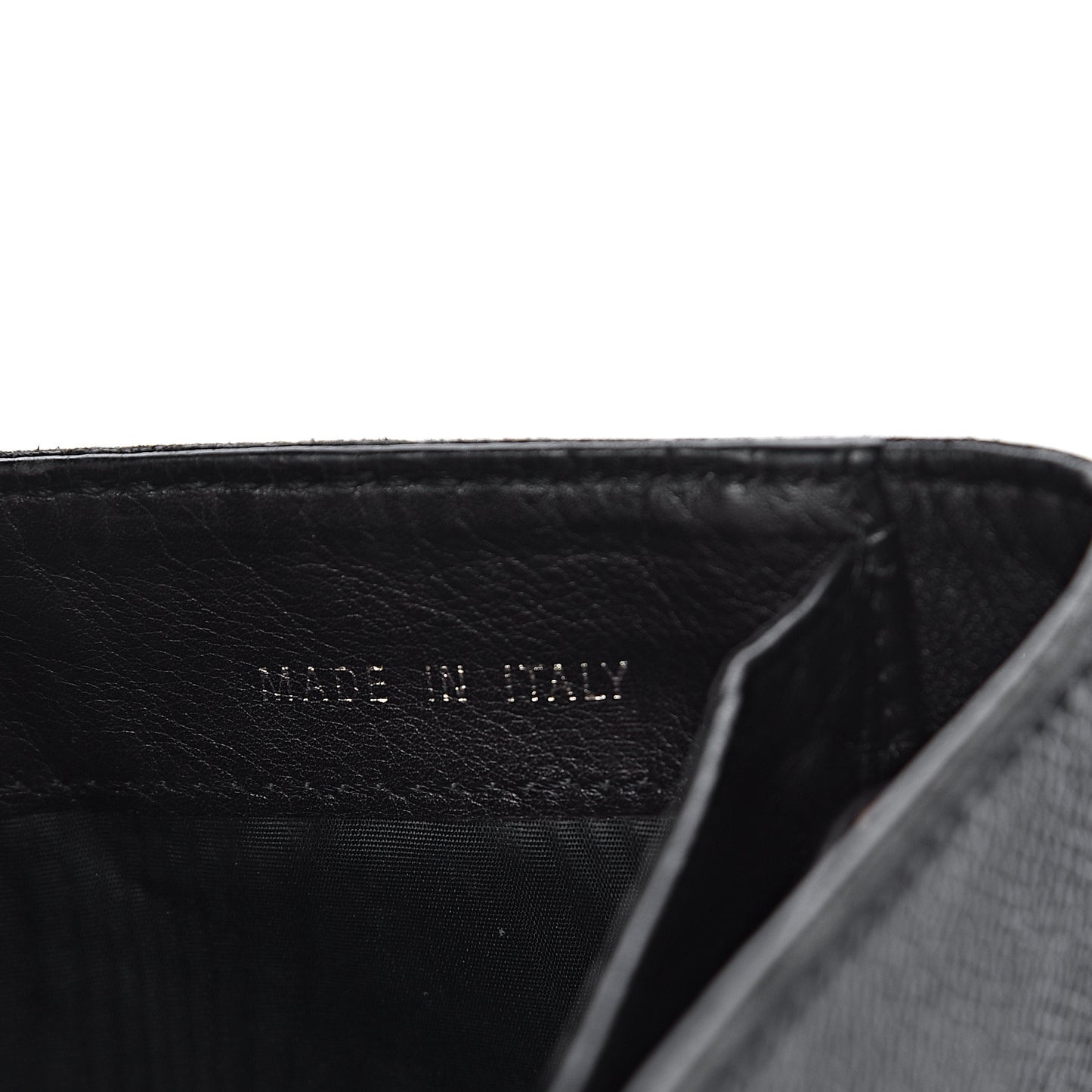 Caviar CC Large Flap Wallet Black