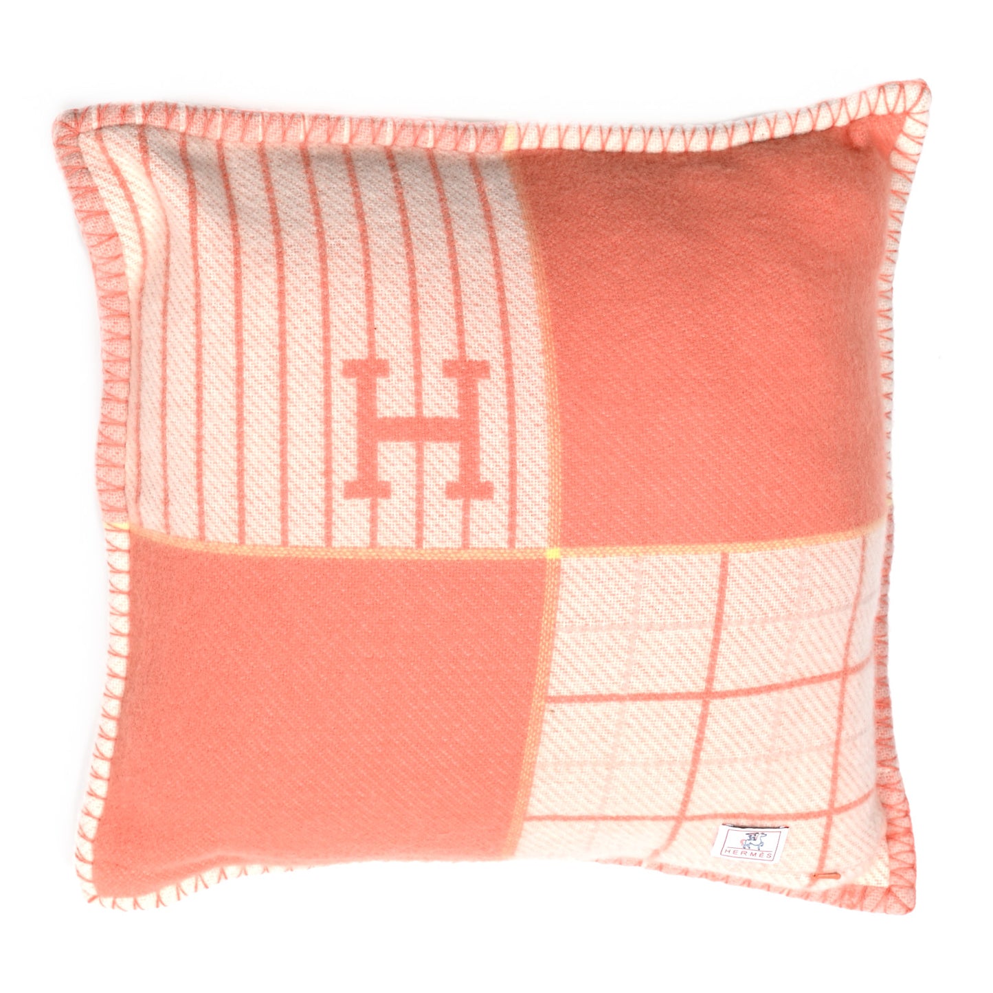 Wool Cashmere Avalon Cabriole Pillow Melon