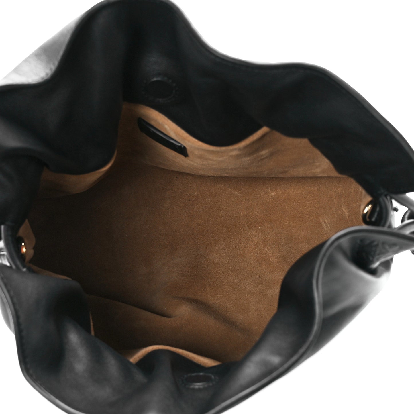 Calfskin Small Flamenco Knot Bag Black
