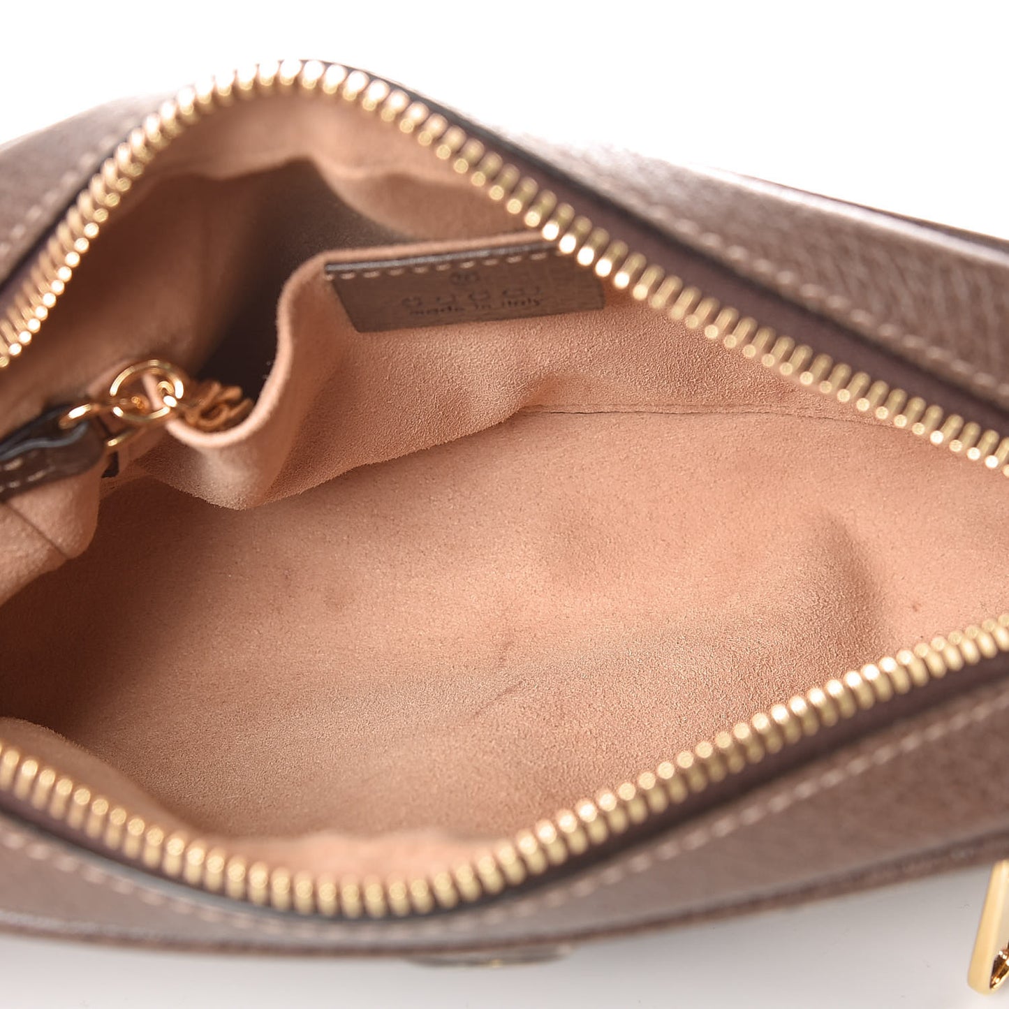 GG Supreme Monogram Web Mini Ophidia Shoulder Bag Brown