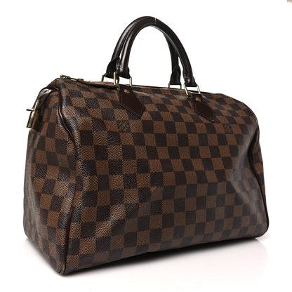 Louis Vuitton Damier Ebene Speedy 30 3 of 9