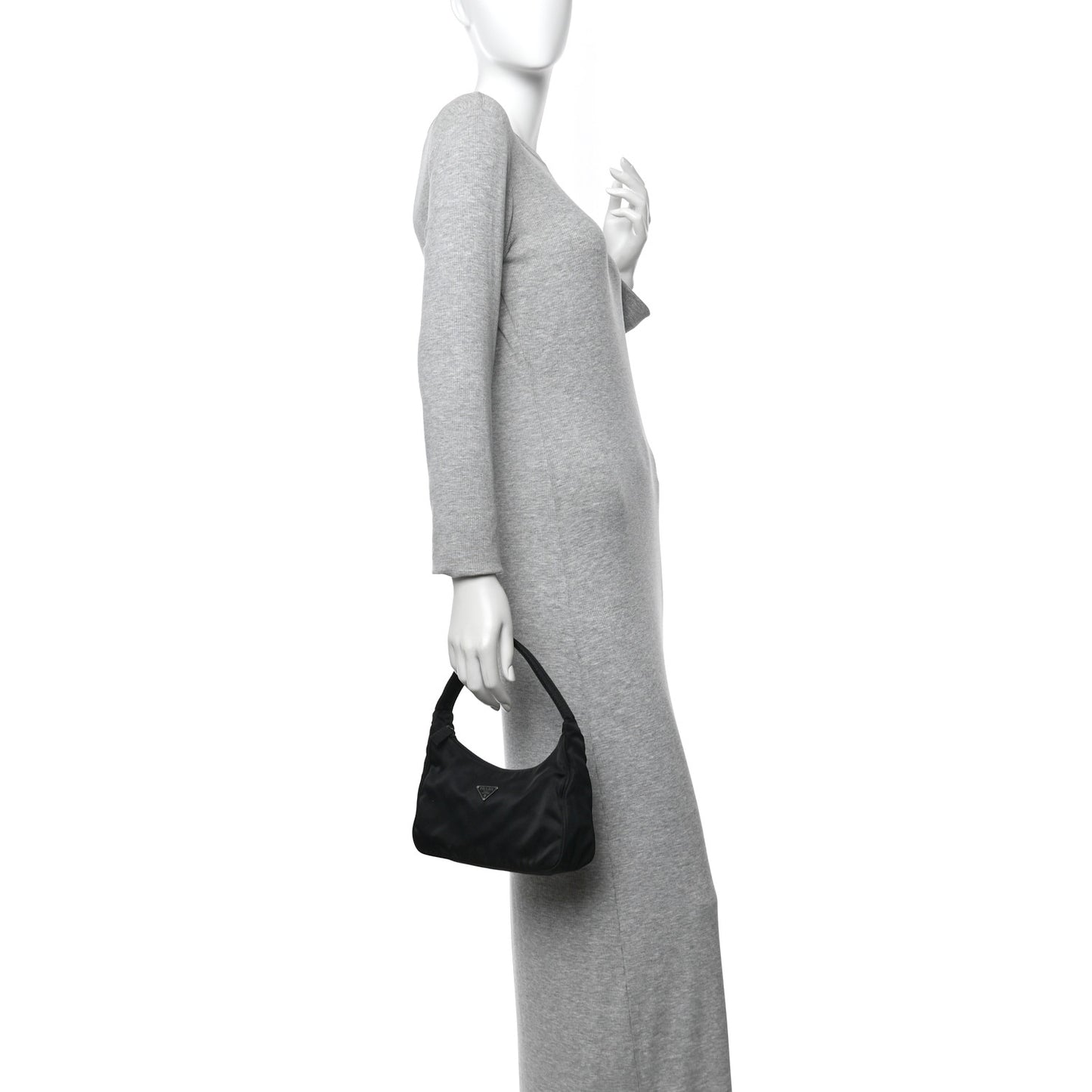 Tessuto Nylon Sport Mini Shoulder Bag Black