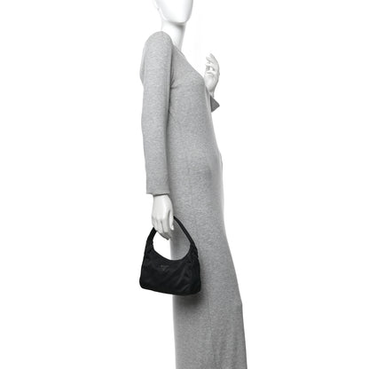Prada Tessuto Nylon Sport Mini Shoulder Bag Black 2 of 11