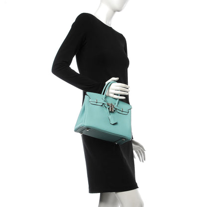 Hermes Togo Birkin 25 Bleu Atoll 2 of 34