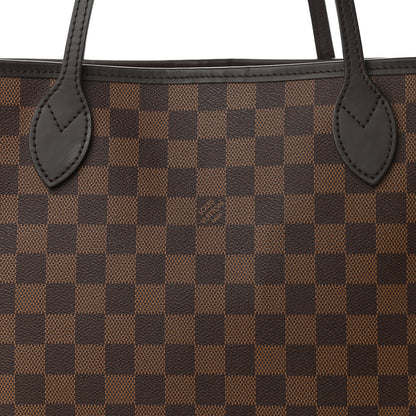 Louis Vuitton Damier Ebene Neo Neverfull MM Rose Ballerine 9 of 16