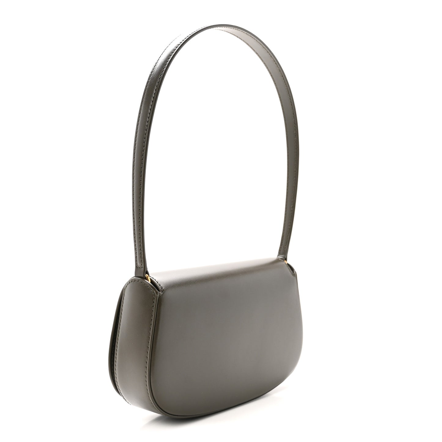 Box Calfskin Mini Voltaire Shoulder Bag  Deep Musk