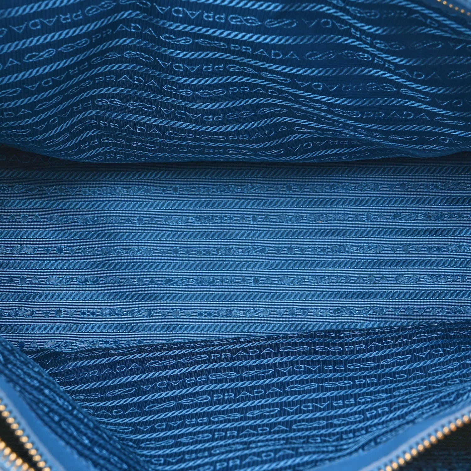 Prada Saffiano Lux Large Galleria Double Zip Tote Cobalto 6 of 17
