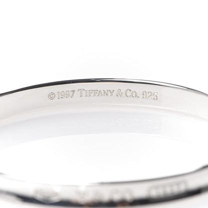 Tiffany Sterling Silver Narrow 1837 Bangle Bracelet 3 of 3