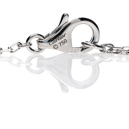 Cartier 18K White Gold Diamond SM D'Amour Pendant Necklace 4 of 5