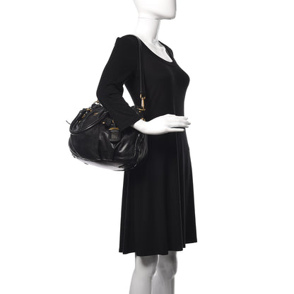 Prada Soft Calf Tote Black 2 of 15
