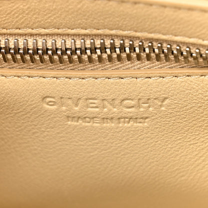 Givenchy Smooth Calfskin Bi-Color Mini Horizon Satchel Linen Off-White 6 of 10