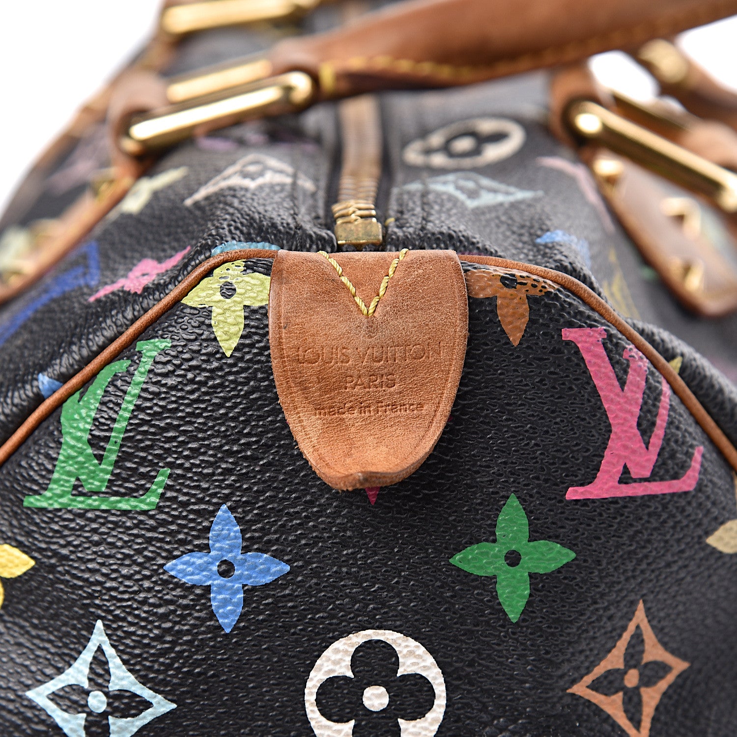 Louis Vuitton Monogram Multicolor Speedy 30 Black 6 of 18