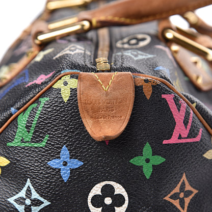 Louis Vuitton Monogram Multicolor Speedy 30 Black 6 of 18