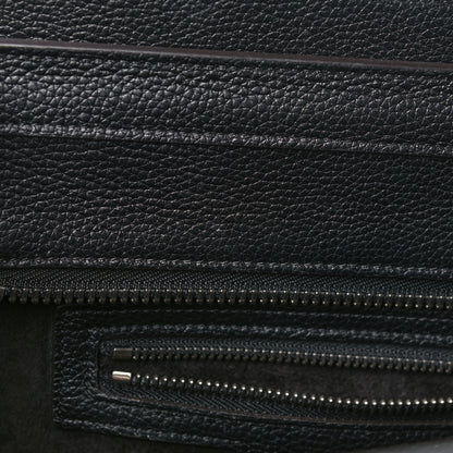 Celine Drummed Calfskin Micro Luggage Black 11 of 12