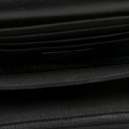 Chanel Calfskin Quilted Mini Maxi Pearls Wallet On Chain WOC Black 5 of 11