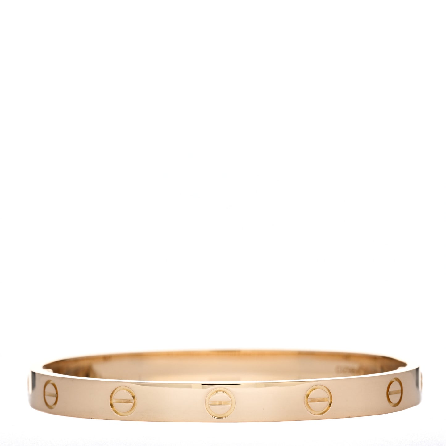 18K Yellow Gold LOVE Bracelet 17