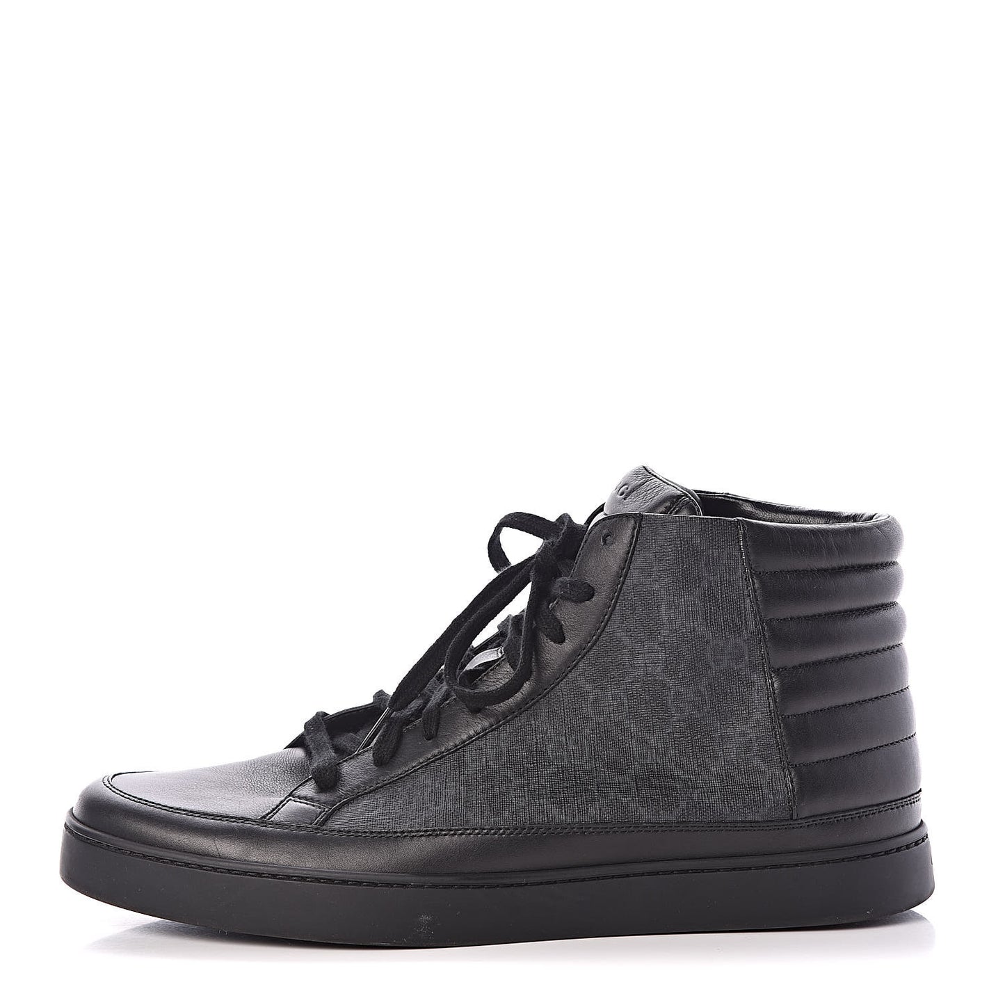 GG Supreme Monogram Mens Common High Top Sneakers 11 Black